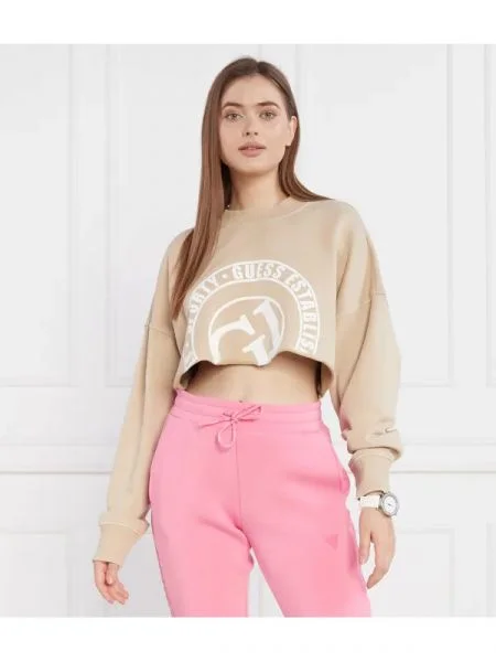 GUESS ACTIVE Hanorac WASHED CN | Cropped Fit bej