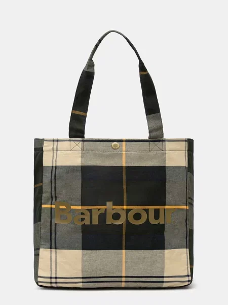 Barbour geantă tote de damă verde
