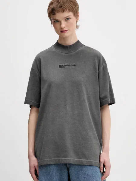 Karl Lagerfeld Jeans tricou din gri