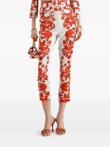 Leggings Dolce & Gabbana cu imagine alb