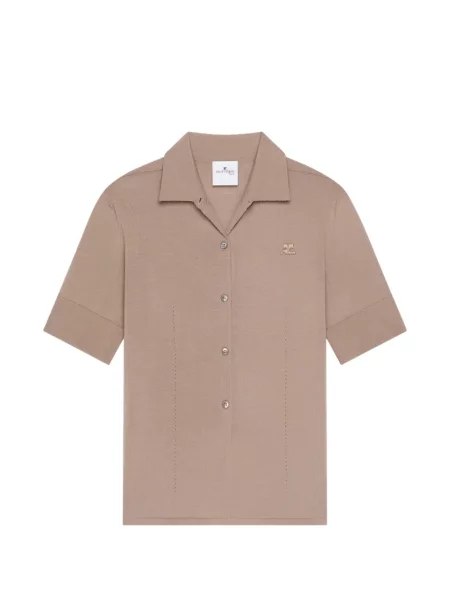 Top Courreges de lână