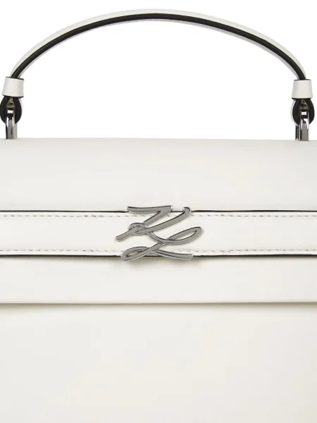 Geanta crossbody Karl Lagerfeld alb