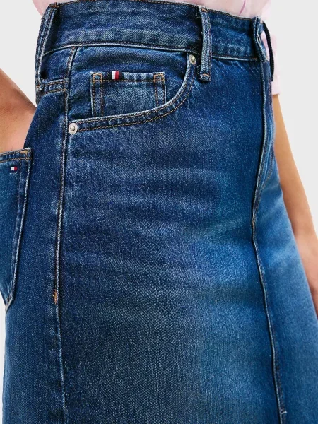 Джинсовая юбка Tommy Hilfiger синяя
