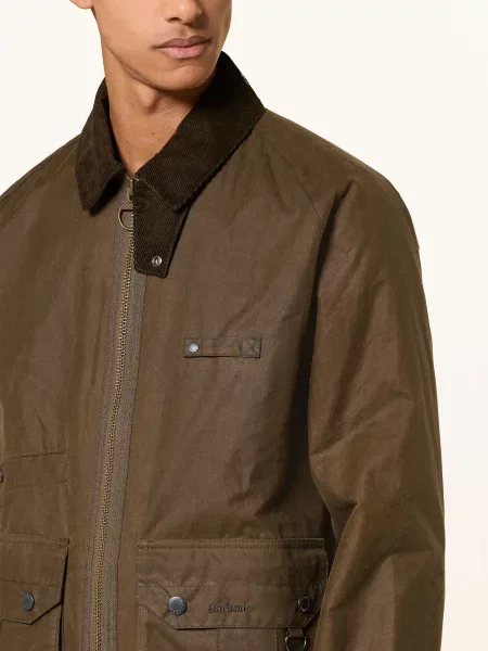Barbour Kurtka Durran gruen brązowa