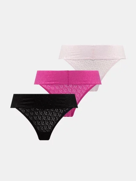 Calvin Klein Underwear kalhotky krajkové fialový