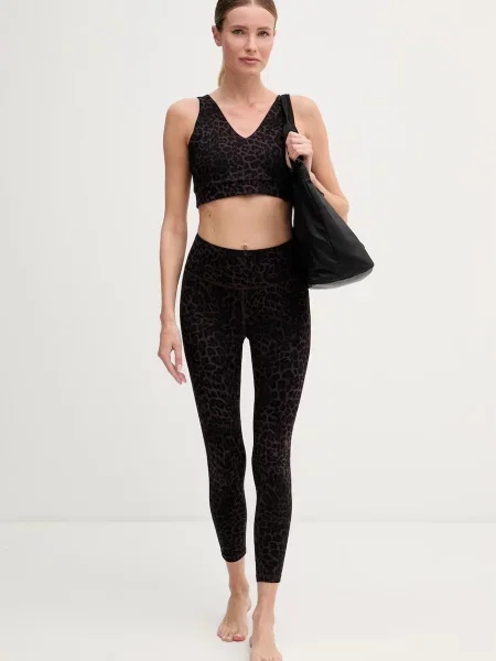 Sweaty Betty sportovní podprsenka Studio hnědá