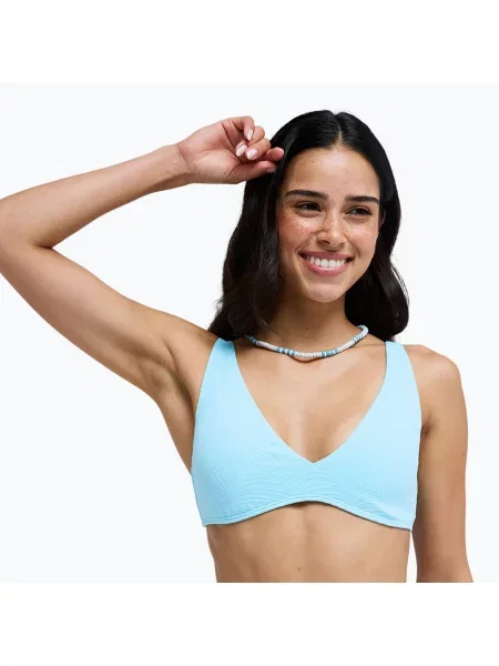 Top de costum de baie ROXY Palm Dreams Elongated Tri tanager turquoise