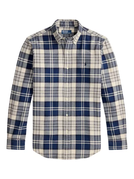 Șapcă Polo Ralph Lauren cu model herringbone din țesătură twill cu imagine albastru