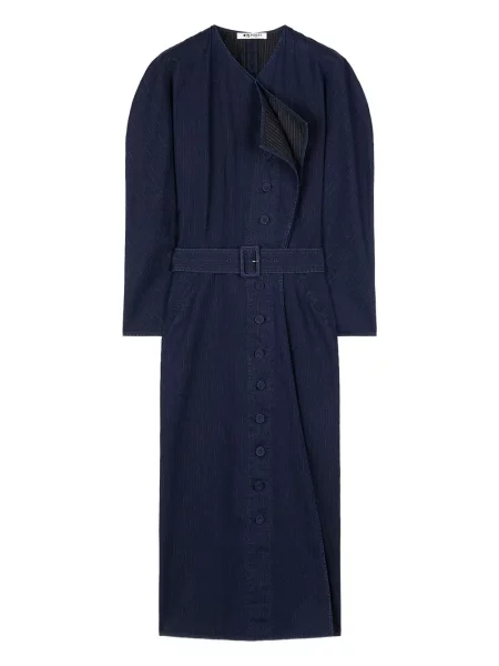 Sukienka midi Ports 1961 w paski do kolan garniturowa niebieska