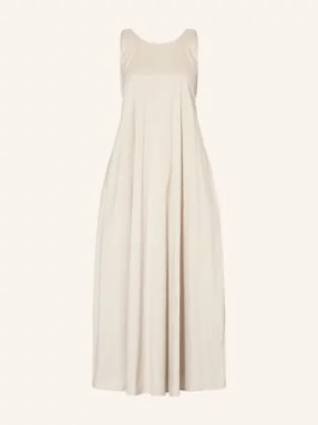 Max Mara Beachwear Sukienka Plażowa Seta beige beżowa