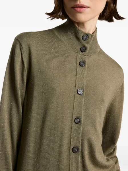 Cardigan Peserico lung verde