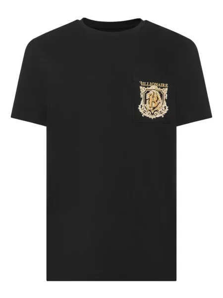 Tricou Billionaire cu broderie negru