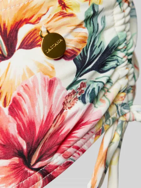 Figi bikini z ozdobnymi kokardami model ‘Salsa’ Lascana biały