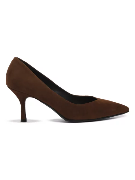 Pantofi Angelina Folies maro