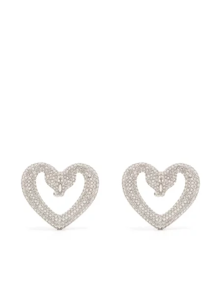 Cercei Swarovski de cristal argintiu