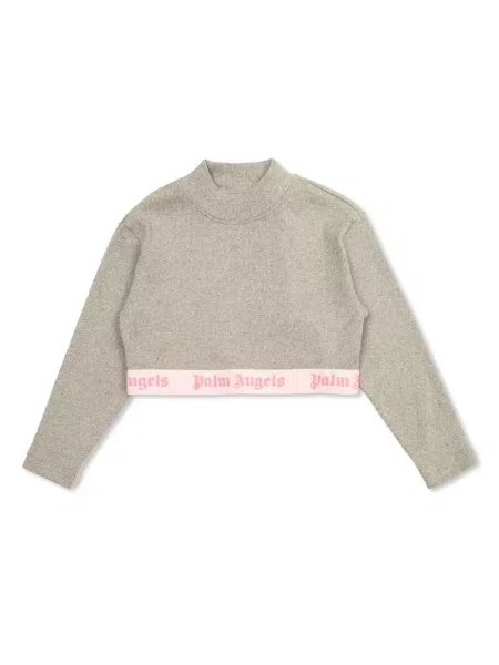 Sweter dziecięcy Palm Angels szary