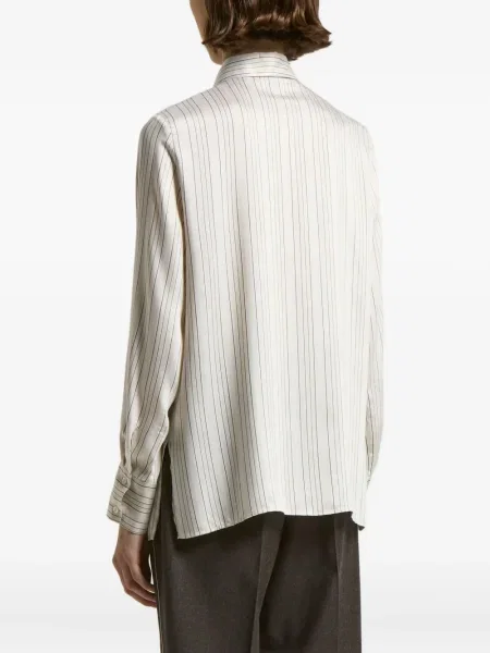 Koszula Peserico w paski biała