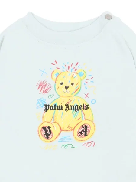 Komplet dresowy dziecięcy Palm Angels niebieski