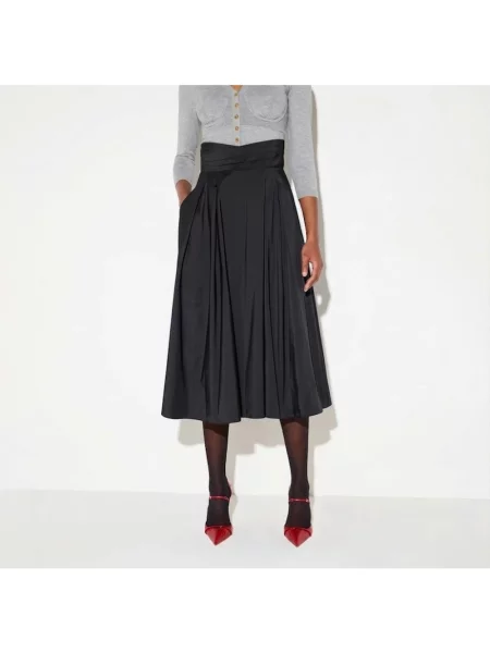 Spódnica midi Elisabetta Franchi czarna