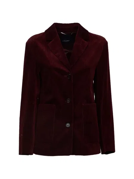 Sacou 's Max Mara de catifea cord roșu