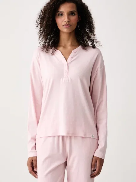 United Colors of Benetton pyžamo dámske s elastanom ružová