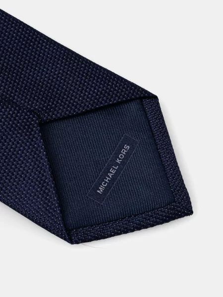 Michael Kors Hodvábna kravata modrá