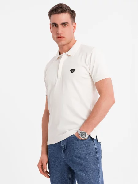 Polo Ombre alb