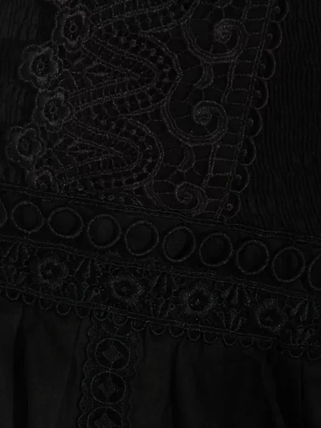 Mini suknja Charo Ruiz Ibiza s čipkom crna