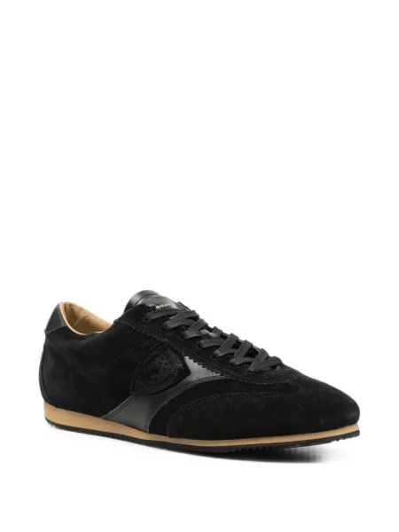 Sneakerși Philippe Model Paris cu autograf negru