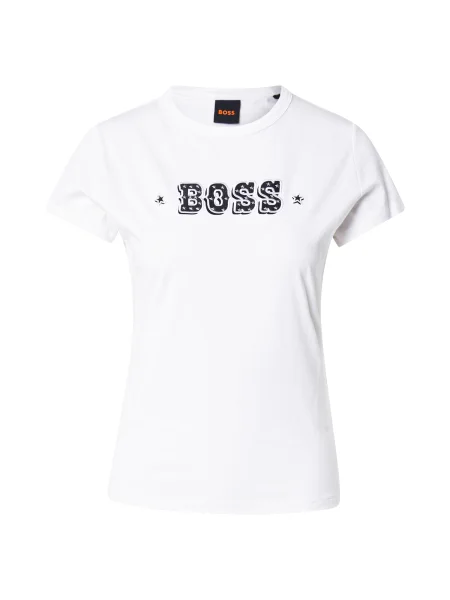 BOSS Tricou Endora alb