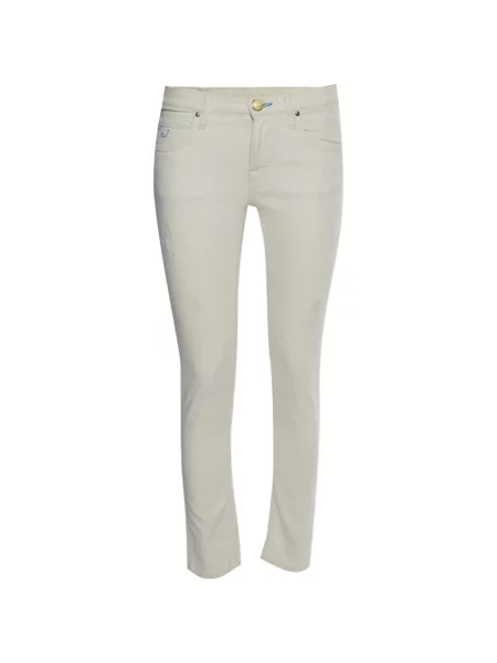 Blugi skinny Jacob Cohën skinny fit alb