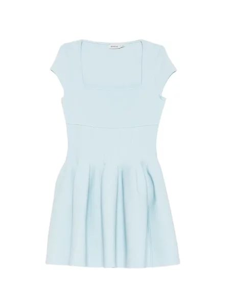 Mała sukienka mini Simkhai dzwony garniturowa niebieska