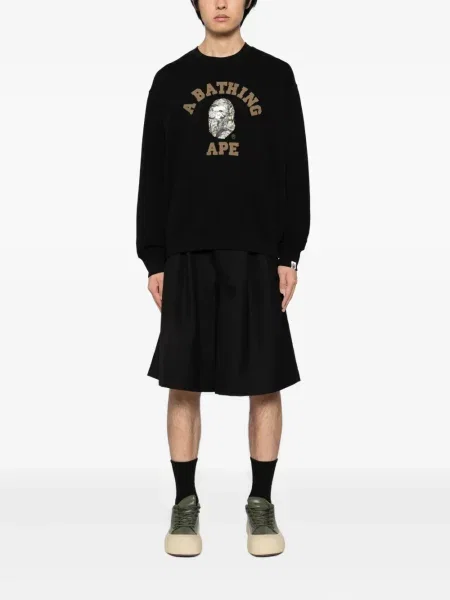 Hanorac A Bathing Ape® cu imagine negru