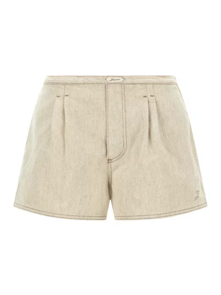 Szorty Jacquemus beżowe