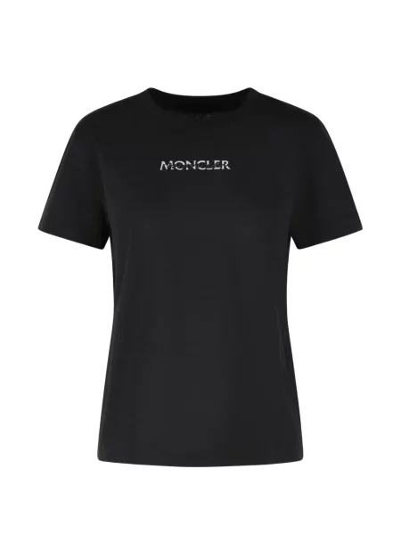 Tricou Moncler cu broderie negru
