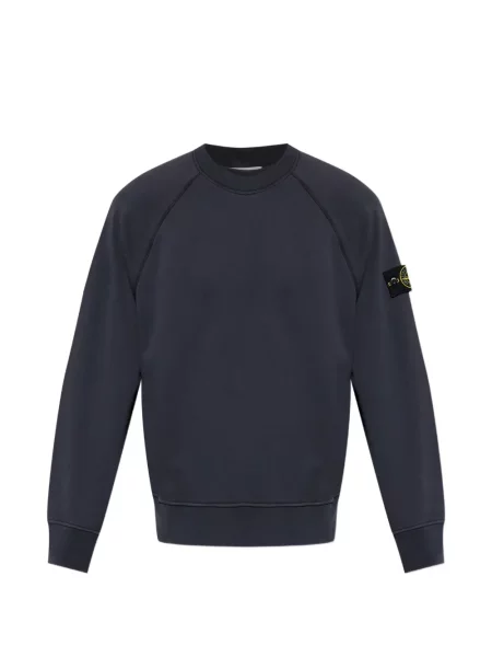 Hanorac Stone Island cu strasuri albastru