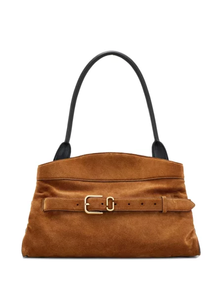 Curea Marc Jacobs din piele de căprioară maro