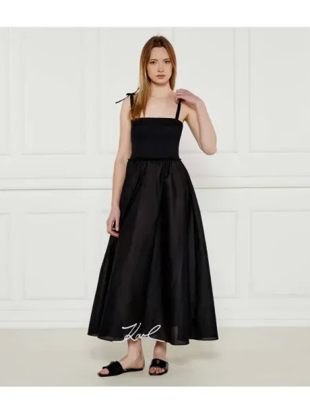 Karl Lagerfeld Rochie negru
