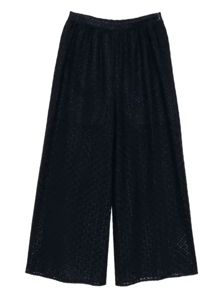 Pantaloni To B. By Agnès B. din dantelă albastru