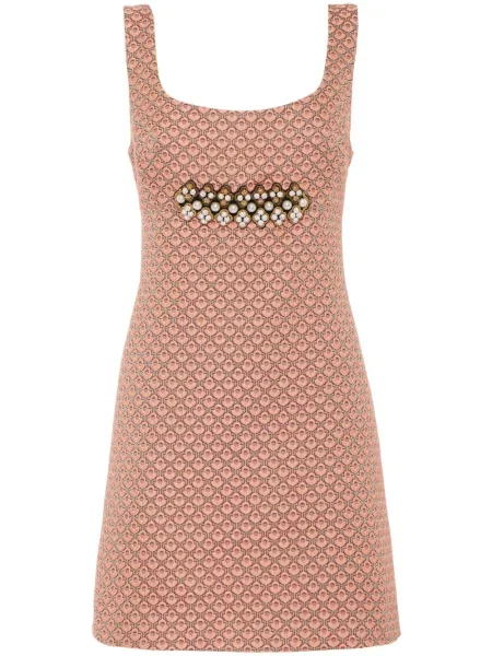 Rochie mini La Doublej de costum roz
