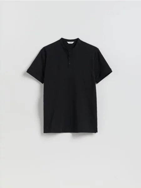 Поло Reserved черное
