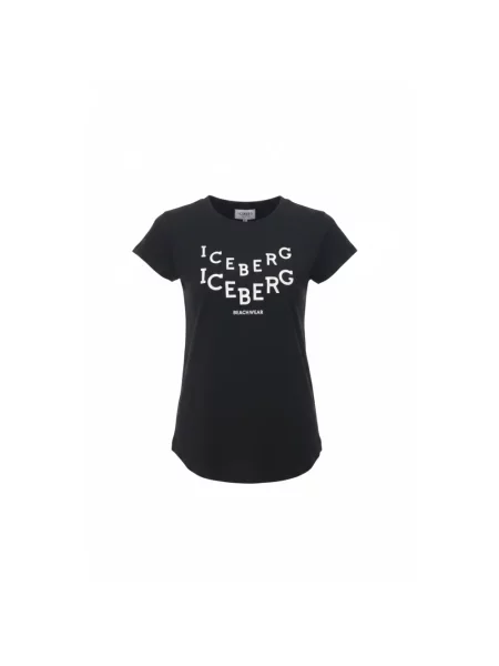 Koszulka Iceberg z logo czarna