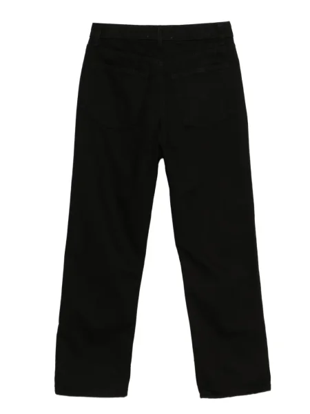 Cropp blugi drepți Reformation cu talie înaltă negru