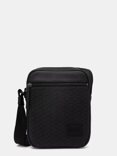 HUGO Torba za čez ramo črna