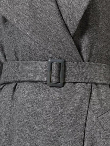 Пальто Emporio Armani серое