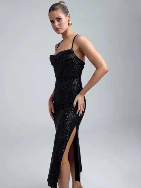 BWLDR Rochie CELENA negru