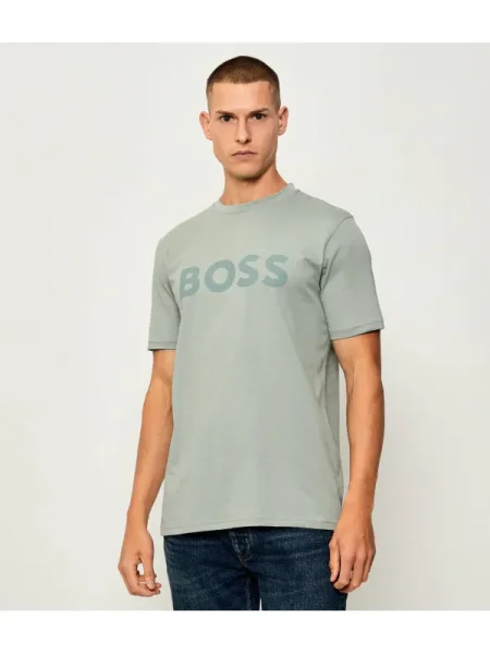 BOSS ORANGE Tricou Thinking 1 verde