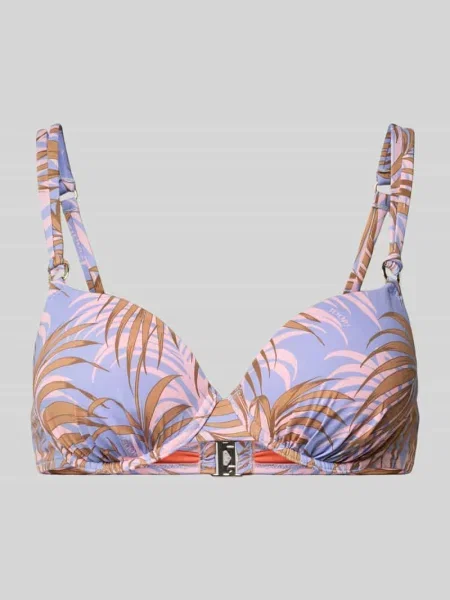 Góra od bikini w stylu allover model PALMERAS BEACH' Joop! Collection niebieskie