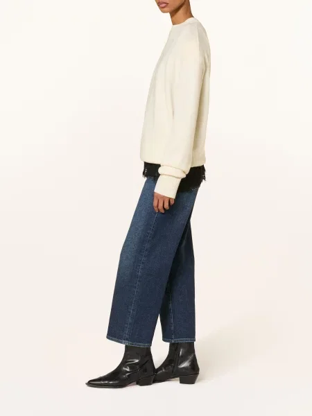 7 For All Mankind Rovné Džíny Stovepipe blue vibe modré