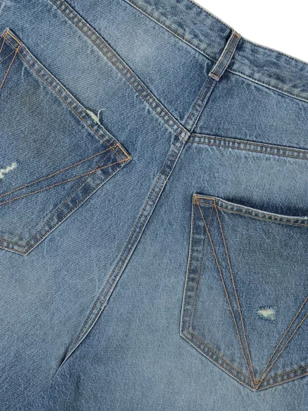 Blugi Vetements zdrențuiți albastru